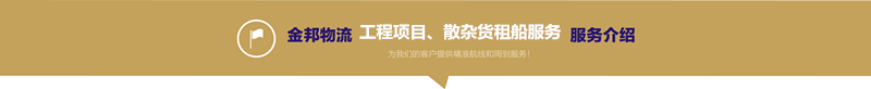 工程項(xiàng)目、散雜貨租船服務(wù)副本